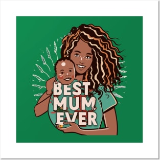 Best Mum Ever Posters and Art